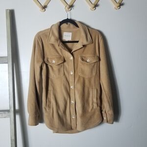 THREAD & SUPPLY FLEECE SHACKET SIZE XS